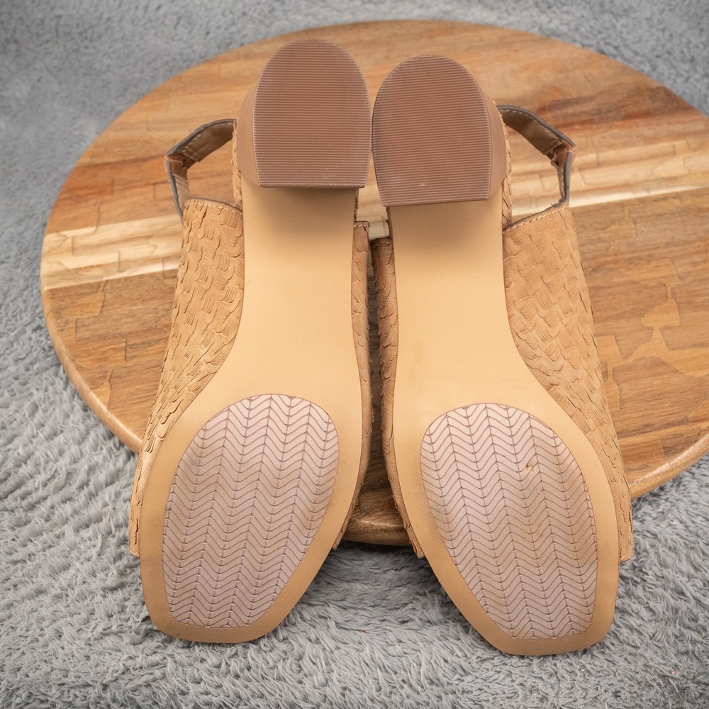 Naked Feet Juno Women's SZ 9.5 Sandals Brown Neutral Capsule Classic Casual Chic - Picture 7 of 7